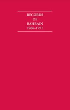 Hardcover Records of Bahrain 1966-1971 6 Volume Hardback Set Book