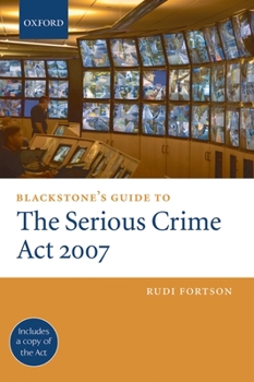 Paperback Blackst Guide Serious Crime ACT 07 Blg P Book