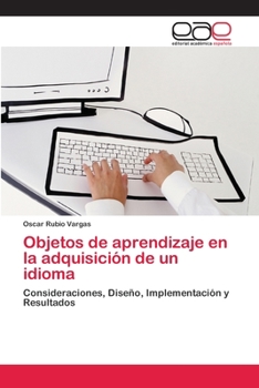Paperback Objetos de aprendizaje en la adquisición de un idioma [Spanish] Book