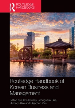 Paperback Routledge Handbook of Korean Business and Management Book