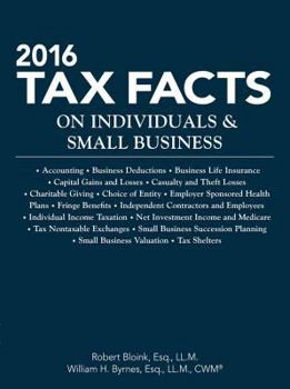 Paperback 2016 Tax Facts on Individuals & Small Business Book