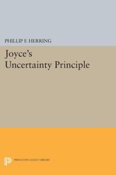 Paperback Joyce's Uncertainty Principle Book