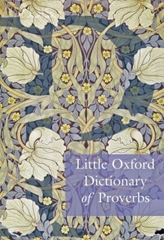 Hardcover Little Oxford Dictionary of Proverbs Book