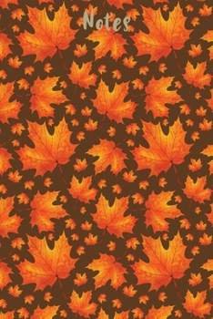 Notes: Thanksgiving Notebook Journal with Colorful Fall Pattern| 6x9|100 Pages|Use for Notes, Ideas, School, To-Do-List,Creative Idea