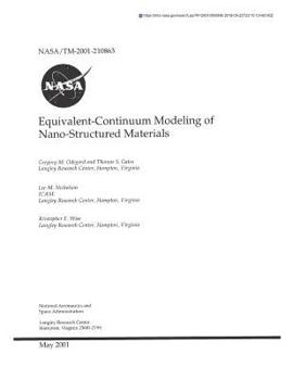 Paperback Equivalent-Continuum Modeling of Nano-Structured Materials Book