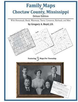 Paperback Family Maps of Choctaw County, Mississippi Book