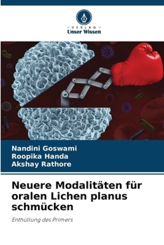 Paperback Neuere Modalitäten für oralen Lichen planus schmücken [German] Book