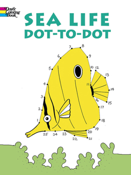 Paperback Sea Life Dot-To-Dot Book