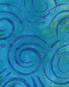 Paperback Hand-Painted Sari Quilt Composition Notebook - Large Ruled Notebook - 8x10 Lined Notebook (Softcover Journal / Notebook / Diary) Book