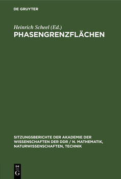 Hardcover Phasengrenzflächen [German] Book