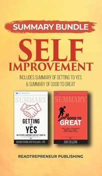 Hardcover Summary Bundle: Self Improvement - Readtrepreneur Publishing: Includes Summary of Getting to Yes & Summary of Good to Great Book