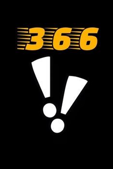 Paperback 366: 2020: 366 Page Blank Lined Journal For Daily Reflection & Activities Book