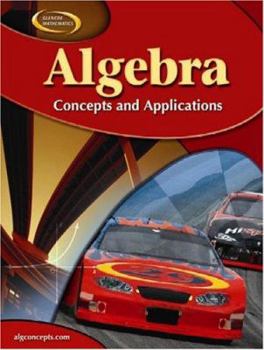 Hardcover Algebra: Concepts and Applications, Student Edition Book