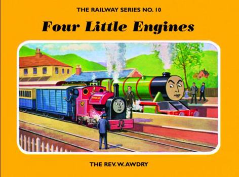 Hardcover Four Little Engines Book