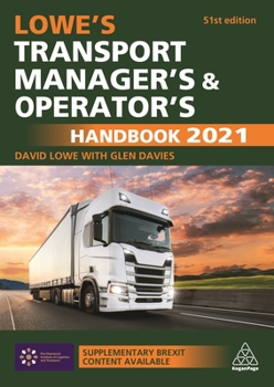 Paperback Lowe's Transport Manager's and Operator's Handbook 2021 Book