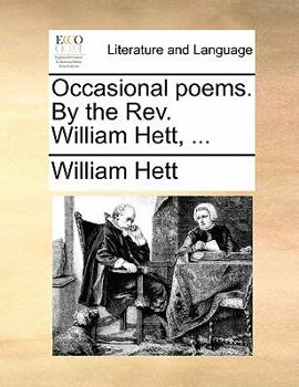 Paperback Occasional Poems. by the REV. William Hett, ... Book