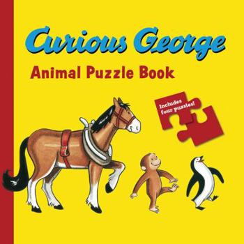 Board book Curious George Animals Puzzle Book