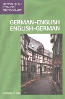 Paperback German-English, English-German Concise Dictionary (Hippocrene Concise Dictionary) (English and German Edition) Book