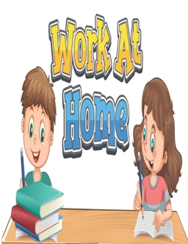 Paperback Work At Home: Learn letters and words with coloring for children 3+ Book