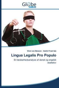 Paperback Lingua Legalis Pro Populo [Danish] Book