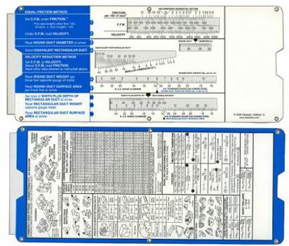 Air Duct Calculator - Slide Rule