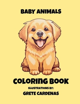 Paperback Baby Animal Coloring Book
