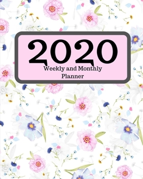 2020 Weekly and Monthly Planner: 30 Dec , 2019 to Dec 31 , 2020 Weekly & Monthly View Planner + Calendar Scheldule + Floral ....December 2020
