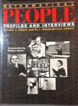 Hardcover Mathematical People: Profiles and Interviews Book