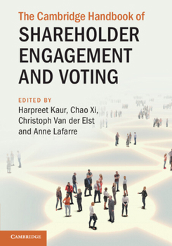 Paperback The Cambridge Handbook of Shareholder Engagement and Voting Book