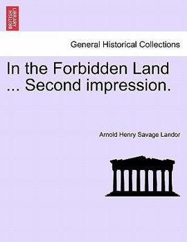 Paperback In the Forbidden Land ... Second Impression. Book