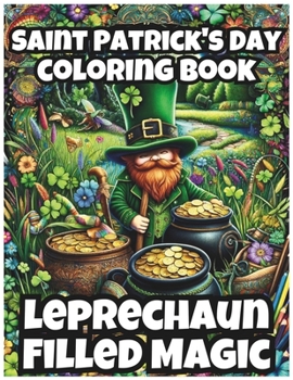 Paperback Saint Patrick's Day Coloring Book - Leprechaun Filled Magic: From Shamrocks, Celtic Knots, to Rainbows: Celebrating Ireland's Legends with Every Color Book