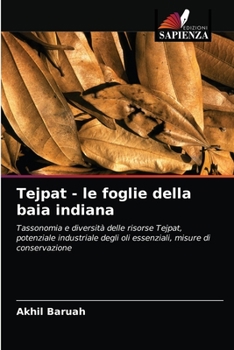 Paperback Tejpat - le foglie della baia indiana [Italian] Book