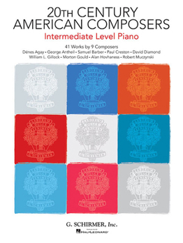 Paperback 20th Century American Composers - Intermediate Level Piano: 41 Works by 9 Composers Book