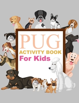 Paperback Pug Activity Book For Kids: Happy Beagle Coloring Book