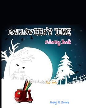 Paperback Halloween's time: coloring for relax Book