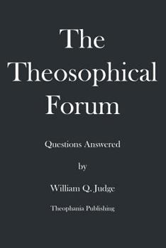 Paperback The Theosophical Forum Book