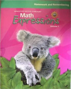 Paperback Math Expressions: Homework and Remembering Consumable Volume 2 Level 1 Book