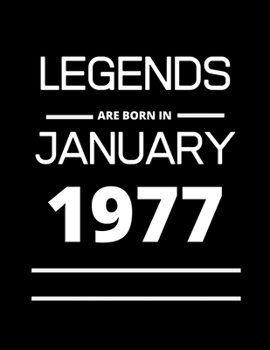 LEGENDS are born in January 1977: 2020 Daily Diary: One page per day with month tabs, one year 366 day fully line and dated journal. The Homemaker's Friend. Jan 1, 2020 to Dec 31, 2020