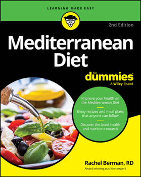 Paperback Mediterranean Diet for Dummies Book