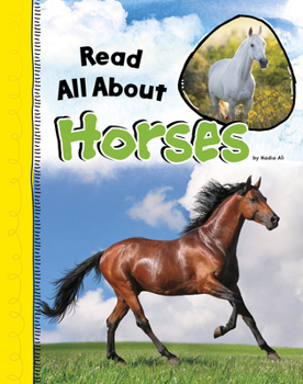 Paperback Read All about Horses Book