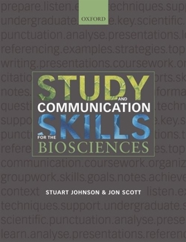 Paperback Study & Communication Skills for the Biosciences Book