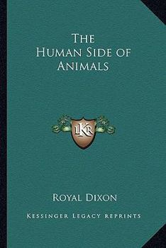 Paperback The Human Side of Animals Book