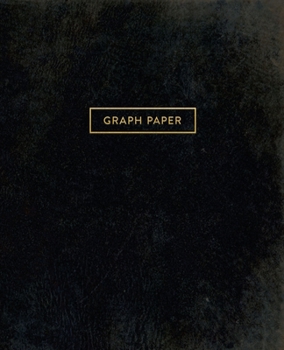 Graph Paper: Executive Style Composition Notebook - Vintage Faded Black Leather Style, Softcover | 7.5 x 9.25 - 100 pages (Office Essentials)