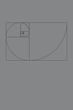 The Golden Ratio: 6" x 9" lined blank college ruled notebook, journal or diary,  120 pages