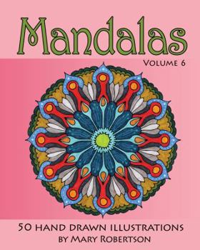 Paperback Mandalas: 50 Hand Drawn Illustrations Book