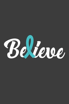 Writing About My Health Journey with Dysautonomia: College Ruled Notebook (Believe Turquoise Awareness Ribbon Cover)