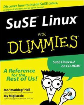 Paperback Suse Linux for Dummies [With CDROM] Book