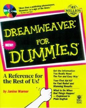 Paperback Dreamweaver for Dummies [With Contains a Trial Version of Dreamweaver, Photoshop] Book