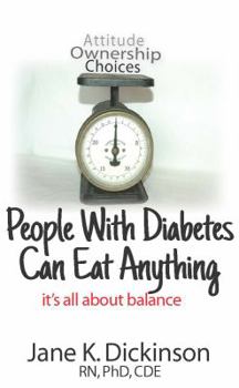 Paperback People With Diabetes Can Eat Anything: it's all about balance Book