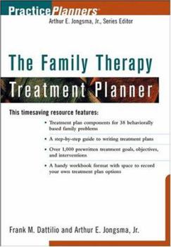 Paperback The Family Therapy Treatment Planner Book